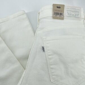 Levi's 721 High-Rise Skinny Jeans Women W31 L30 White Stretch Denim NWT